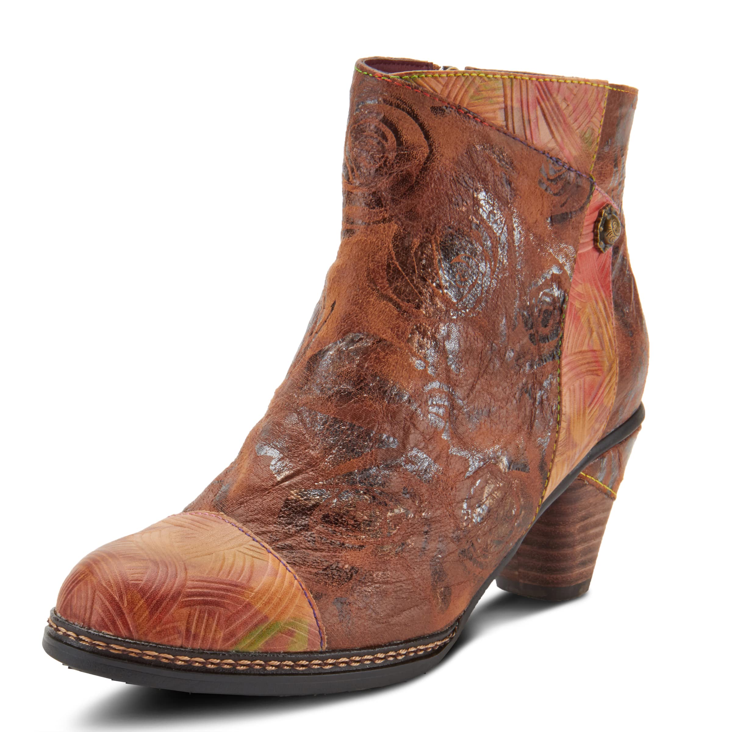 Spring Step L'Artiste Women's Waterlily Boots - Comfortable Ankle Booties for Women | Fashionable Slip-Resistant Shoes | Perfect for Work, Casual Outings & Fall/Winter Wardrobe