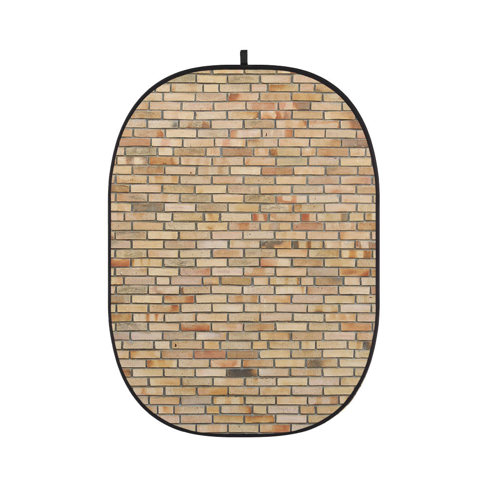 2x1.5m CBA WB0009 Brick Wall Collapsible Backdrop for Photography Studio, YouTube Videos & Home Decor