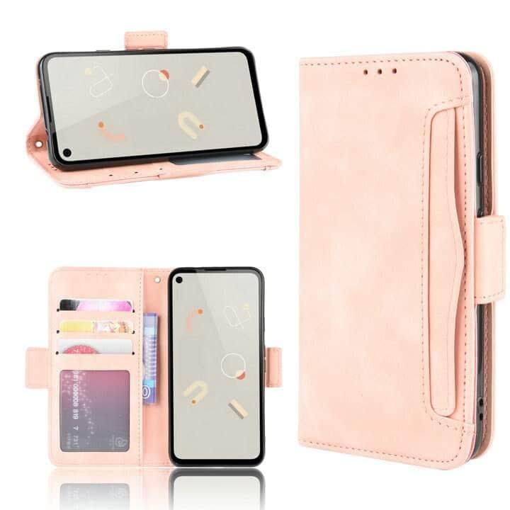 Google Pixel 6 Pro Leather Wallet with Card Slots - Slim Protective Phone Case for Everyday Use & Travel