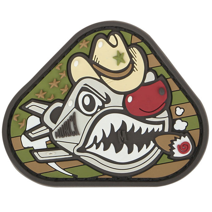 Murica Morale Patch - Patriotic Velcro Patch for Military, Tactical Gear & Backpacks | Perfect for Veterans, First Responders & Outdoor Enthusiasts