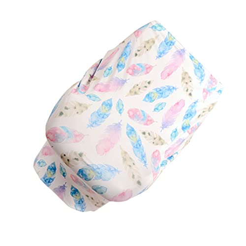 Healifty Cotton Baby Car Seat Cover - Floral Design, Windproof & Breathable Nursing Canopy for Car Seat, Stroller, Shopping Cart - Perfect for Breastfeeding, Travel, and Outdoor Use