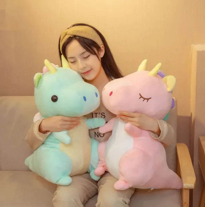 Dilo The Dino Plush Toy - Soft Stuffed Animal Dinosaur for Kids, Cute & Huggable Gift for Boys & Girls - Perfect for Bedtime, Playtime & Nursery Decor