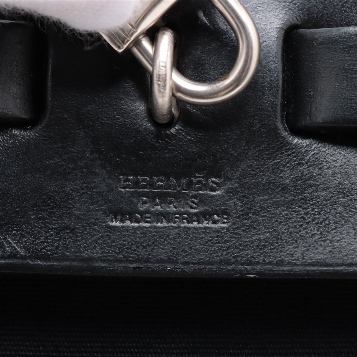 Hermès Herbag MM Black Leather Shoulder Bag - Luxury Handbag for Women | Perfect for Work, Travel & Everyday Use