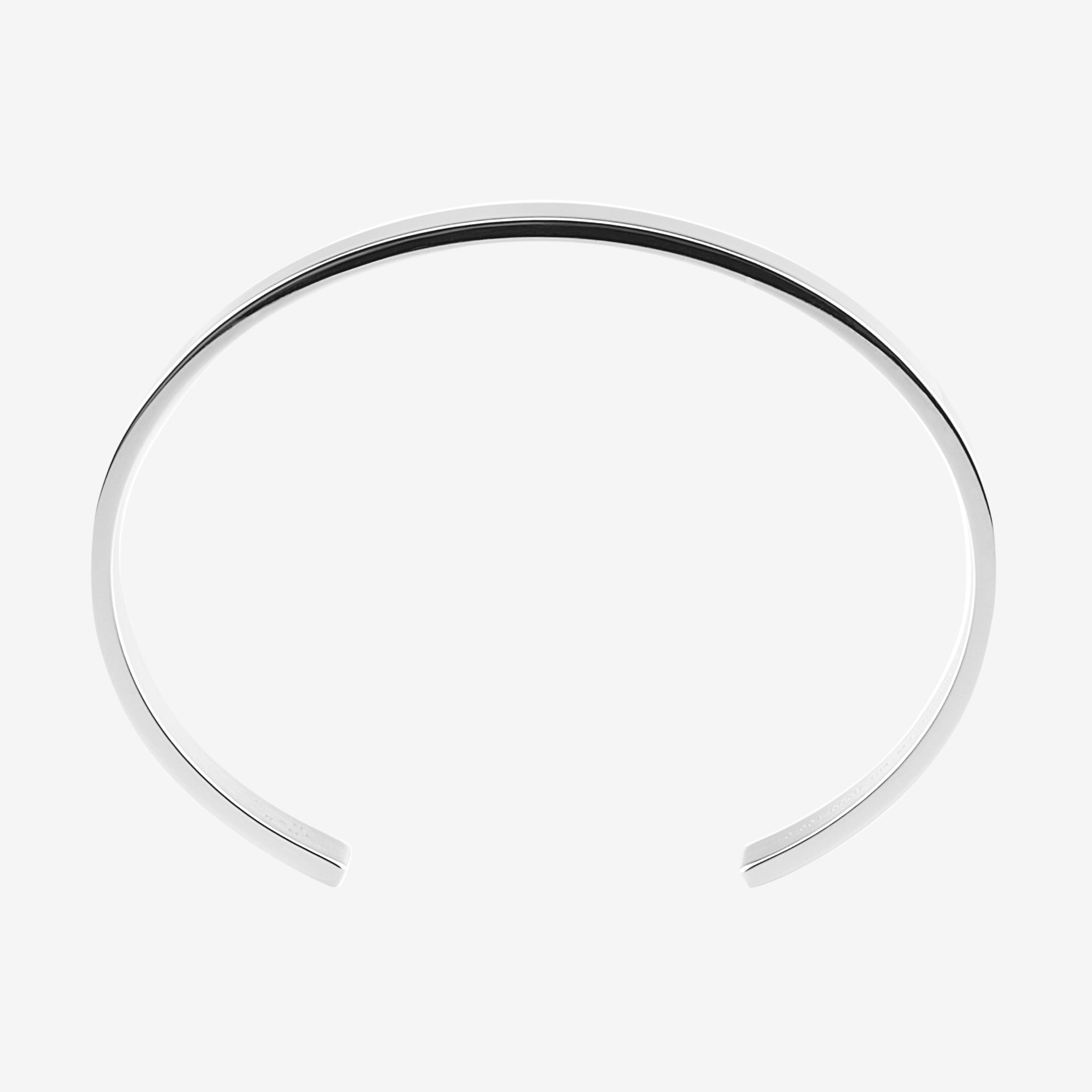 21g Polished Sterling Silver Ribbon Bracelet for Women - Elegant Dainty Jewelry Gift for Birthday, Anniversary & Special Occasions