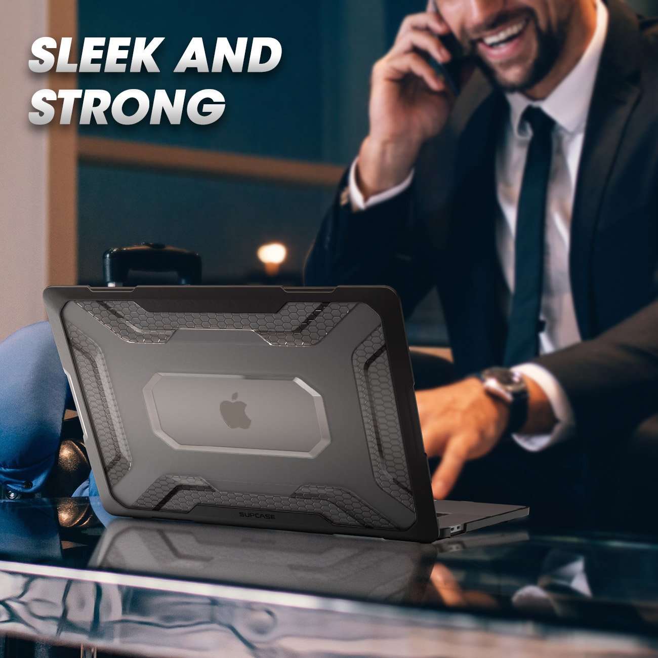 Apple MacBook Pro 16-inch (2019 Model) Unicorn Beetle Rugged Protective Case - Black | Shockproof Cover for Travel, Work & Outdoor Use