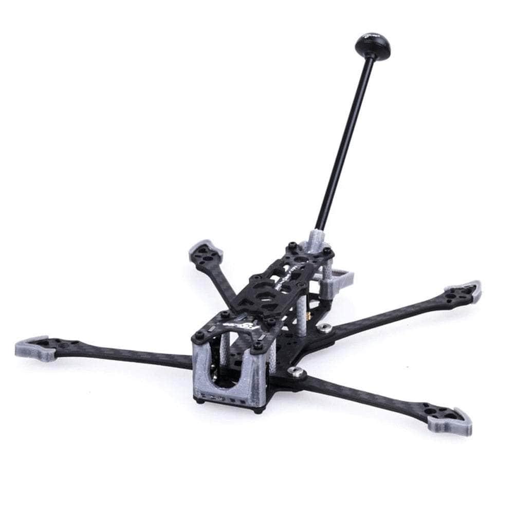 Flywoo Explorer LR Analog 4 FPV Drone Frame Kit V2 with Atomic RHCP Antenna - Lightweight Carbon Fiber Quadcopter Frame for Long Range FPV Flying and Aerial Photography