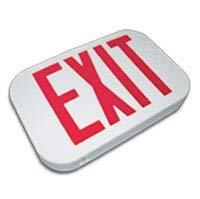 Compact LED Exit Sign with Red Letters - Emergency Lighting for Offices, Schools & Buildings - Durable & Energy-Efficient Safety Signage