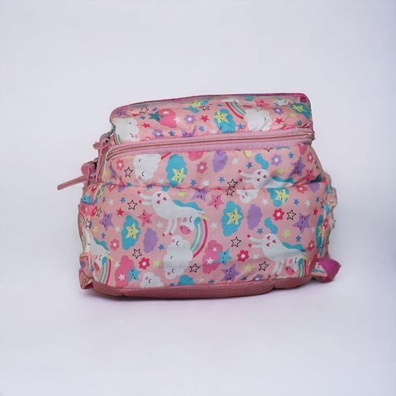 Stylish Korean Lightweight Laptop Backpack for Women & Girls - School, College, Travel & Work - Insulated Lunch Bag Included (Pink) - Perfect for Daily Commute, Campus Life & Business Trips