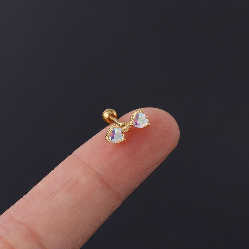 20G Anime Stud Earrings - Cute Unicorn Cartoon Piercing Jewelry for Women & Girls | Perfect for Cosplay, Gifts & Daily Wear | HSPJ308