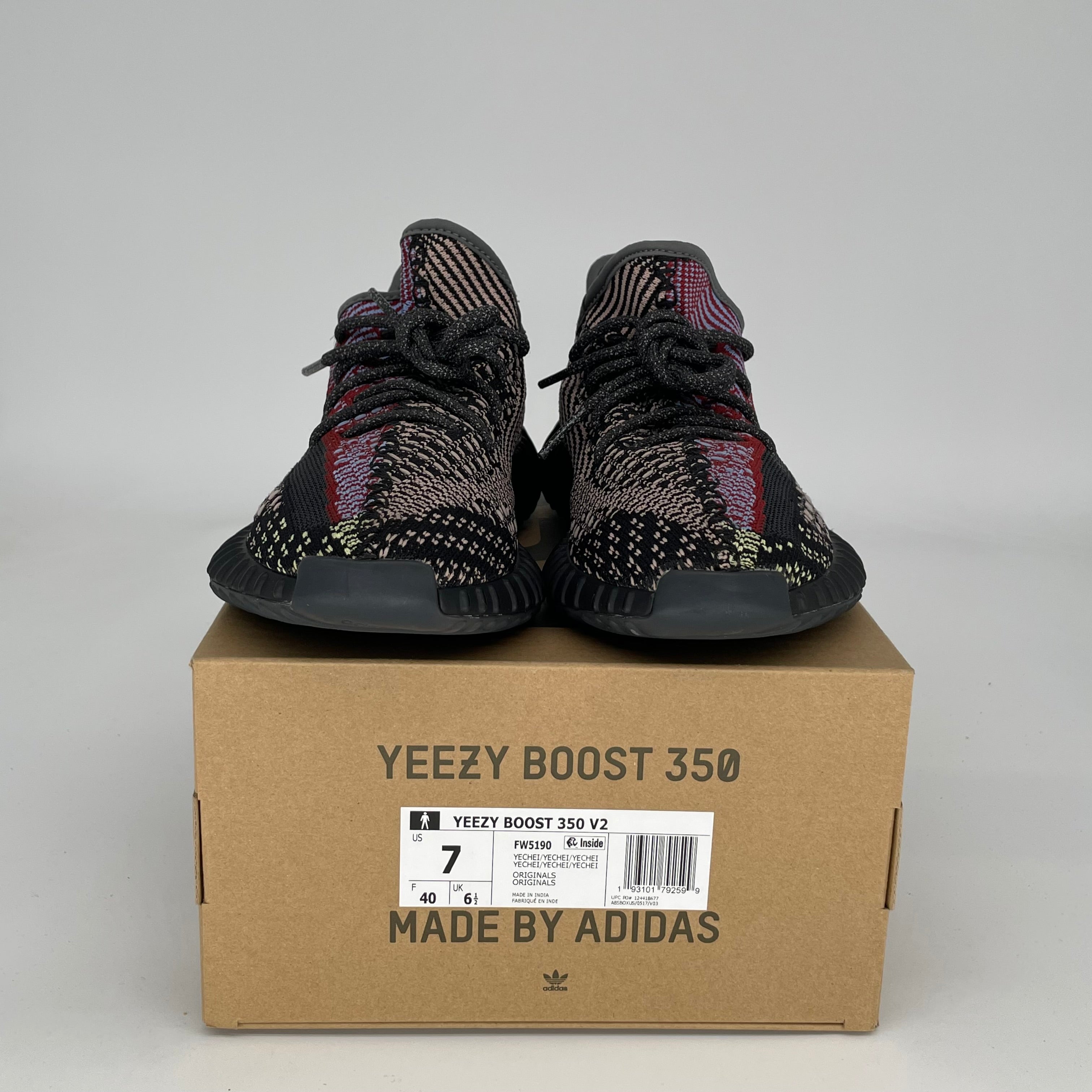 Adidas Yeezy Boost 350 V2 Yecheil NR - Men's Size 7 (FQ5190) | Comfortable Running Shoes for Gym, Jogging & Casual Wear