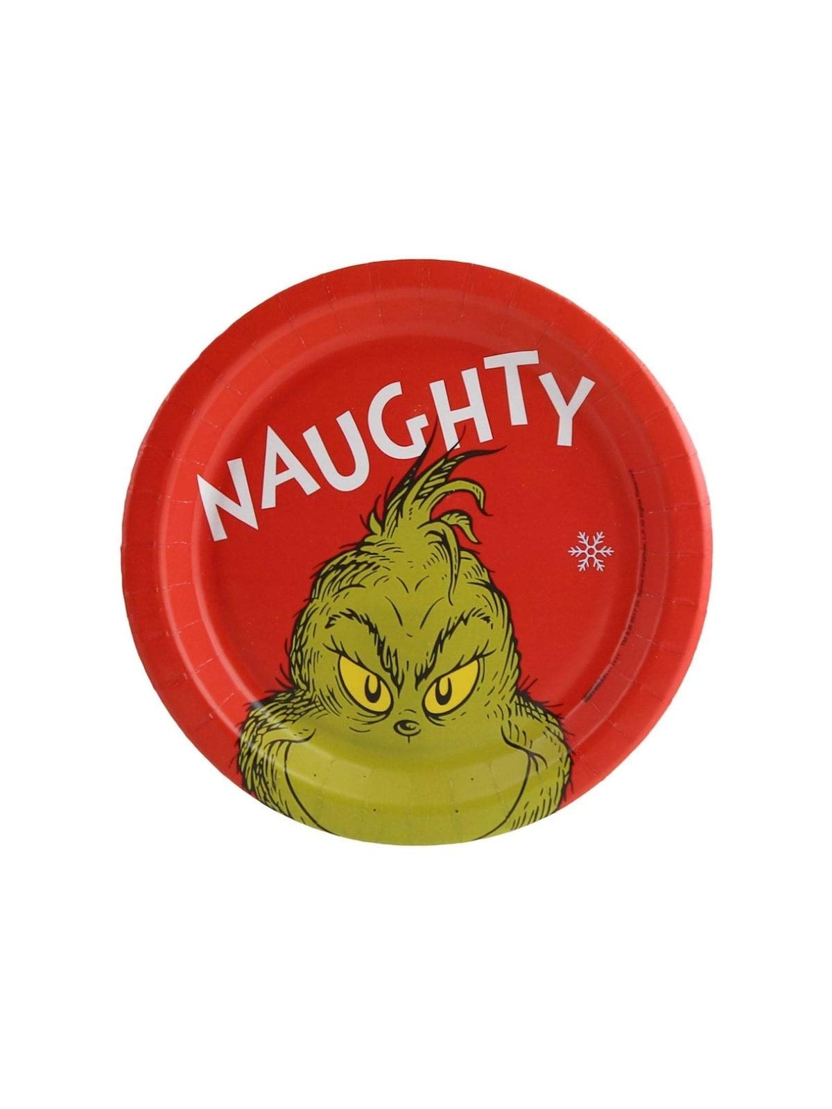 Dr. Seuss Grinch Christmas Party Dinner Plates Set for 16 Guests - 16 Dinner Plates & 16 Dessert Plates with Bonus Button - Perfect for Holiday Gatherings, Themed Parties & Festive Celebrations