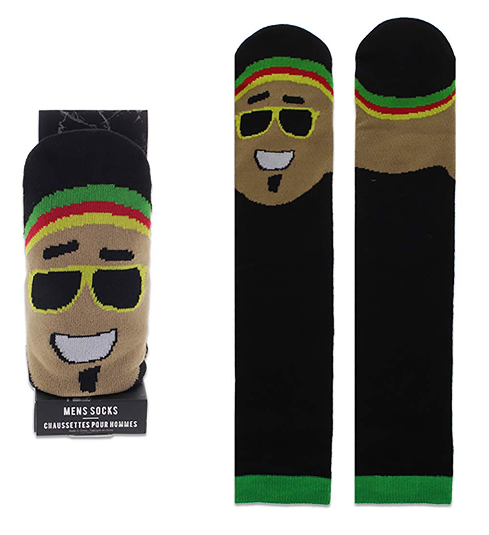Funny Men's Cartoon Character Crew Socks - Cool Gift for Dad, Husband, Boyfriend - Perfect for Christmas, Birthday, Office Gifts & Casual Wear