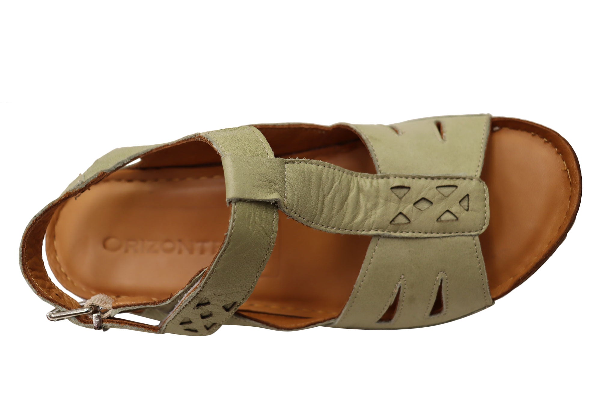 Orizonte Shaz Women's Comfortable Leather Sandals - European Style Summer Walking Shoes for Beach, Travel & Casual Outings