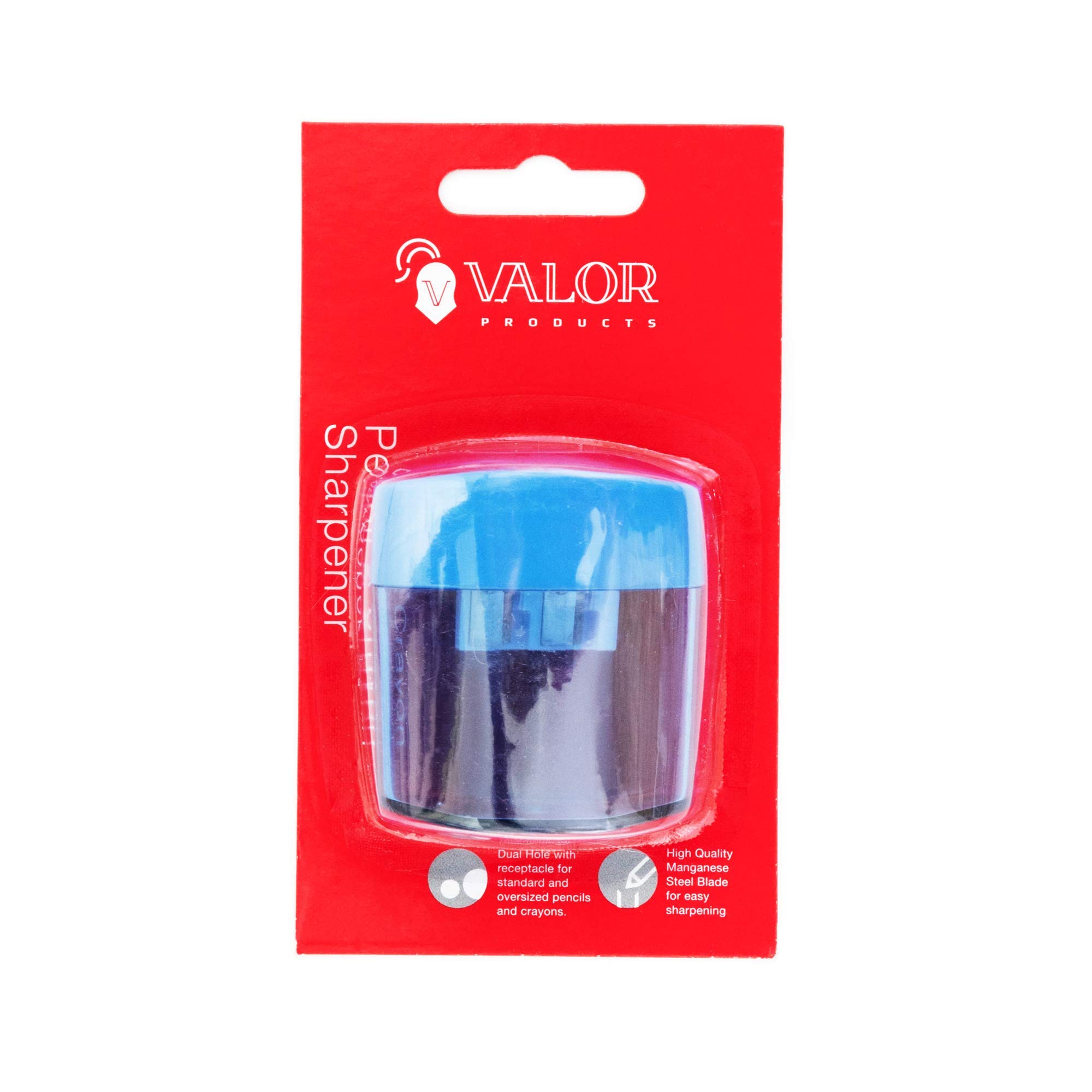 Valor Products 144-Pack 2-Hole Pencil & Crayon Sharpener - Bulk Classroom & Office Supplies for Teachers, Students & Artists