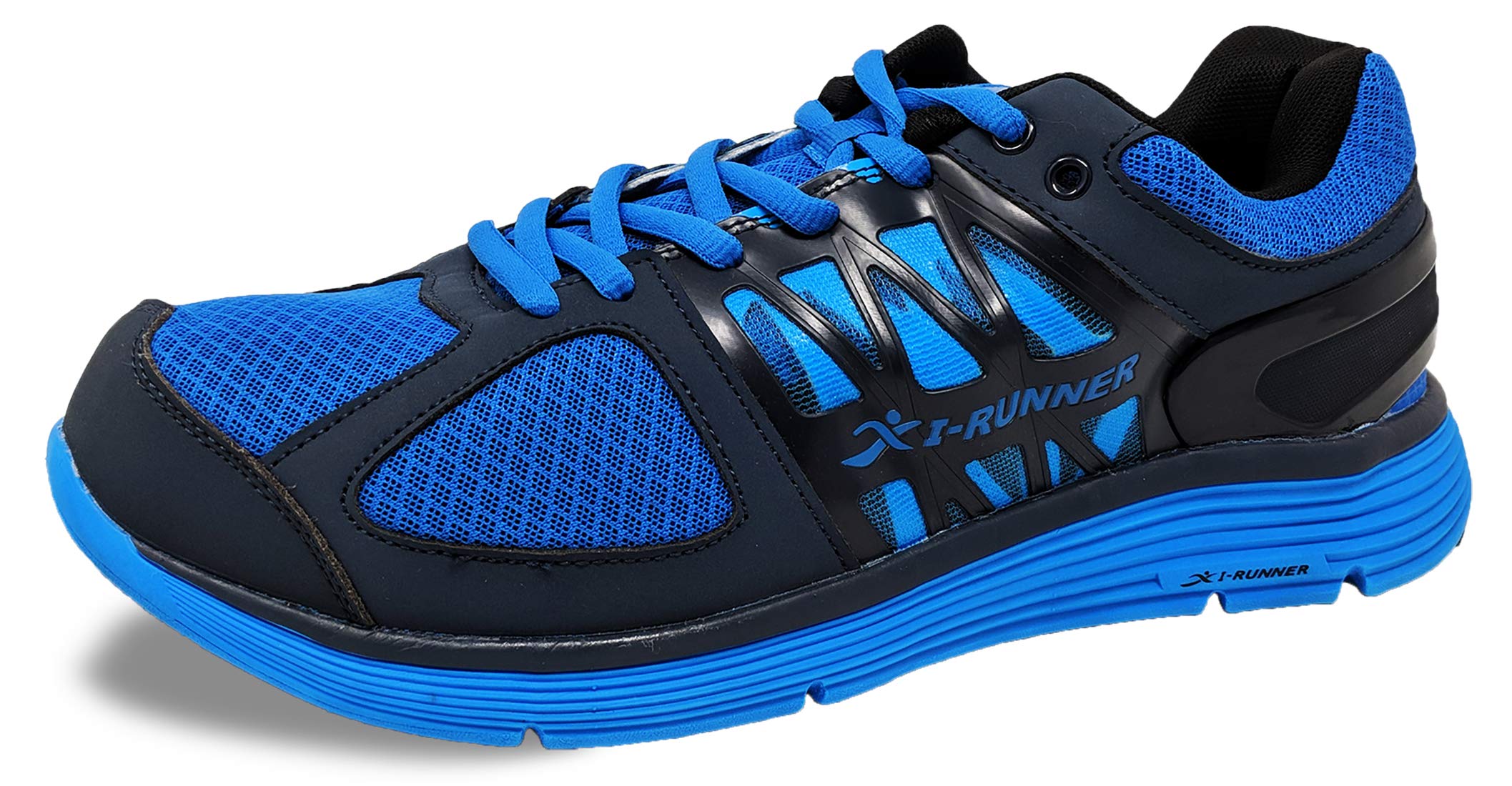 Premium Men's Leather & Mesh Walking Shoes - Comfortable & Breathable for Casual Wear, Travel & Outdoor Activities