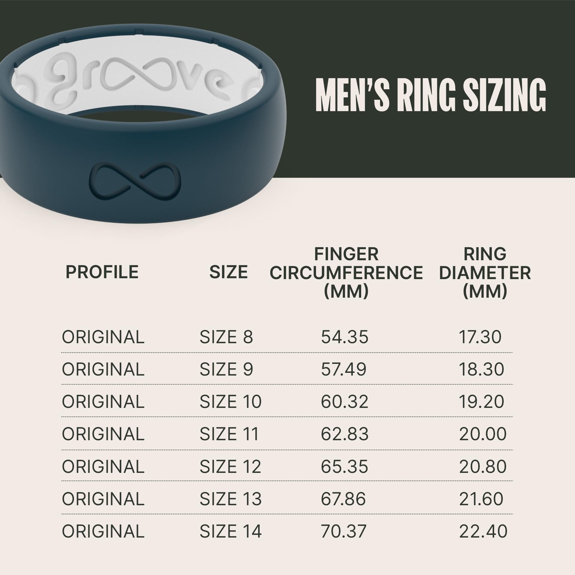 **Groove Life Solid Silicone Ring for Men - Breathable, Durable Rubber Wedding Band with Comfort Fit & Unique Design | Lifetime Warranty | Perfect for Active Lifestyles, Gym, Swimming & Outdoor Adventures**