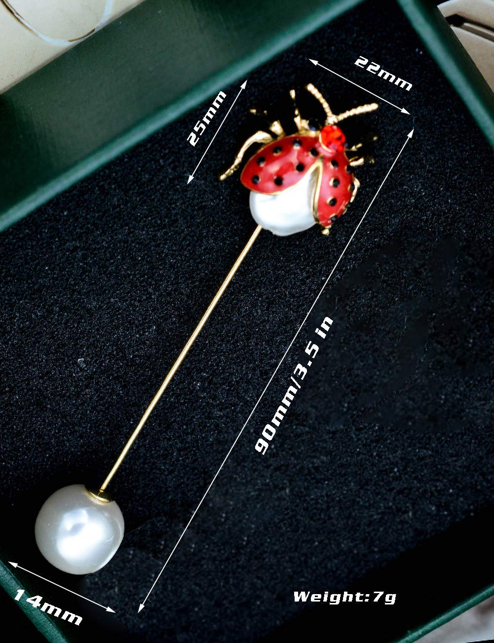 Elegant Cubic Zirconia Heart Lapel Pin Brooch - Crystal Balloon Shape Bouquet Corsage Stick Pin for Suit, Cardigan, Scarf & Hat - Wedding, Bridal, Prom Jewelry for Women & Men - Perfect for Anniversaries, Gifts & Formal Occasions