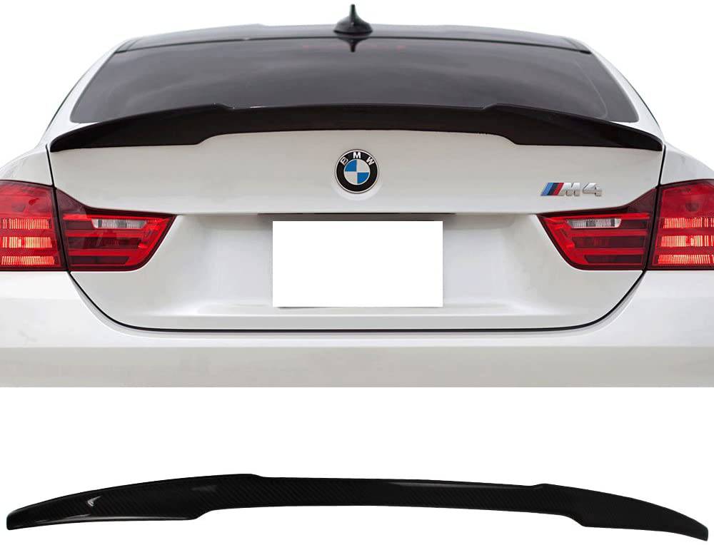 2014-2020 BMW F32 4 Series Coupe Carbon Fiber Rear Spoiler Wing - M4 Style Trunk Lip for Enhanced Aerodynamics & Sporty Look - Perfect for Car Enthusiasts & Street Racing
