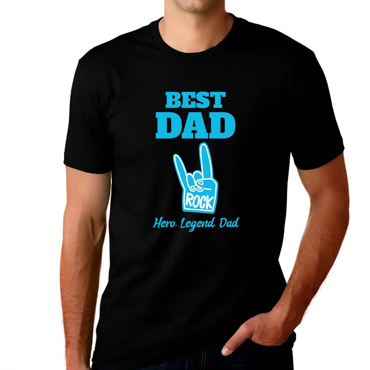 Cool Dad Rock Shirt - Funny Father's Day Gift for Dad from Daughter | Vintage Style Graphic Tee for Casual Wear, Birthday Present & Everyday Outfit