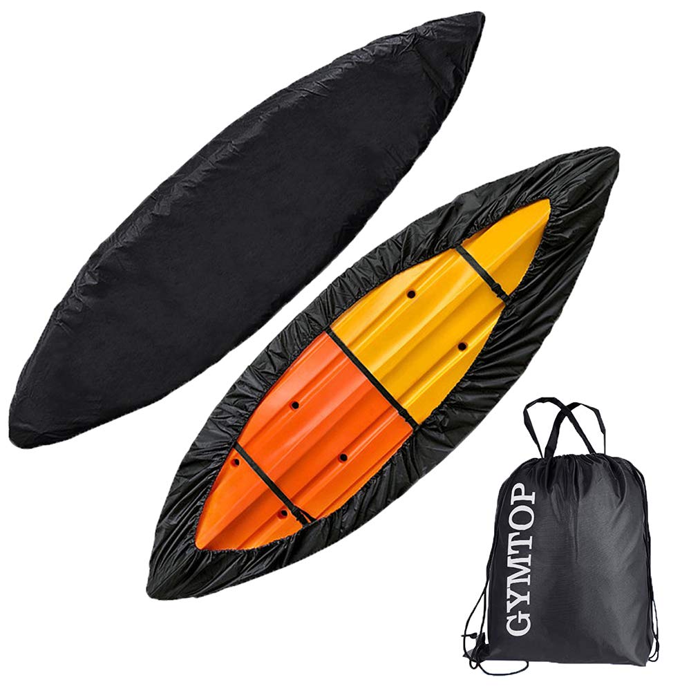 13.8-18ft Camouflage Kayak Canoe Cover - Waterproof UV Protection Storage Cover for Fishing Boat, Kayak, Canoe | Outdoor Gear for Camping, Fishing & Water Sports (3 Sizes)