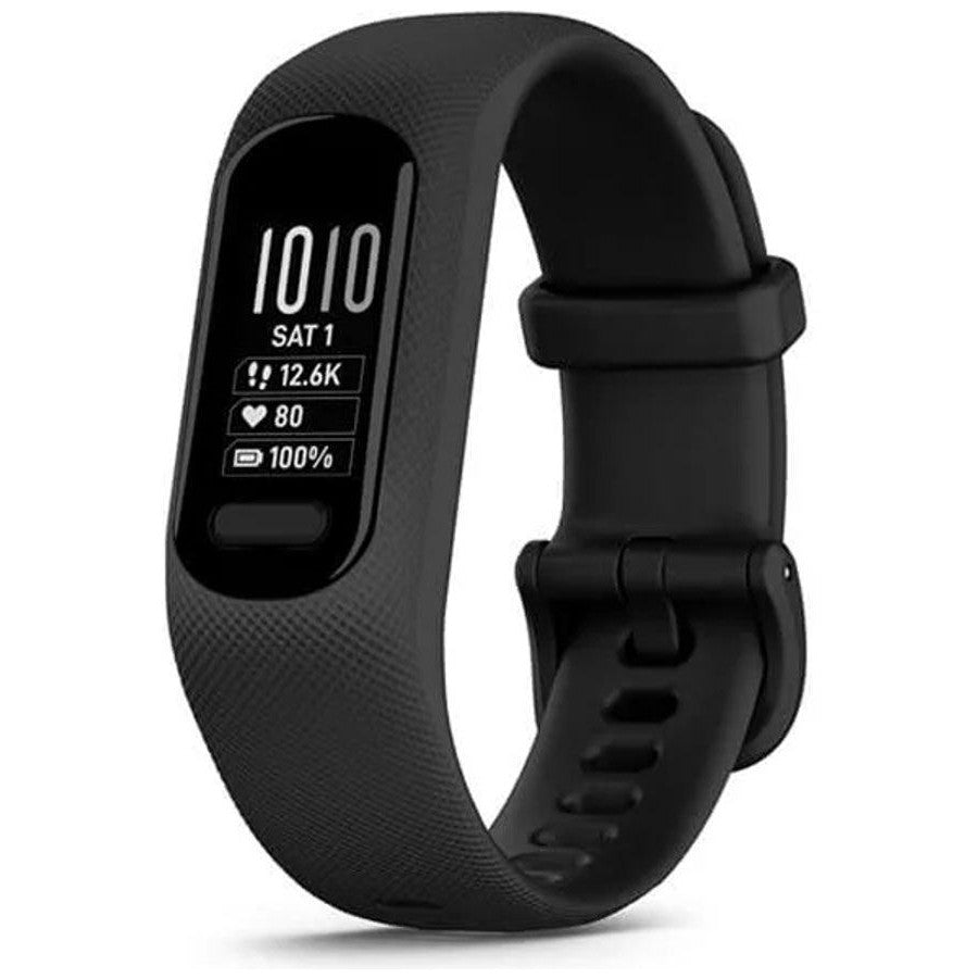 Garmin Vivosmart 5 Fitness Tracker - Small/Medium Size, Black | Activity Tracking, Heart Rate Monitor & Smart Notifications for Running, Swimming & Daily Wear