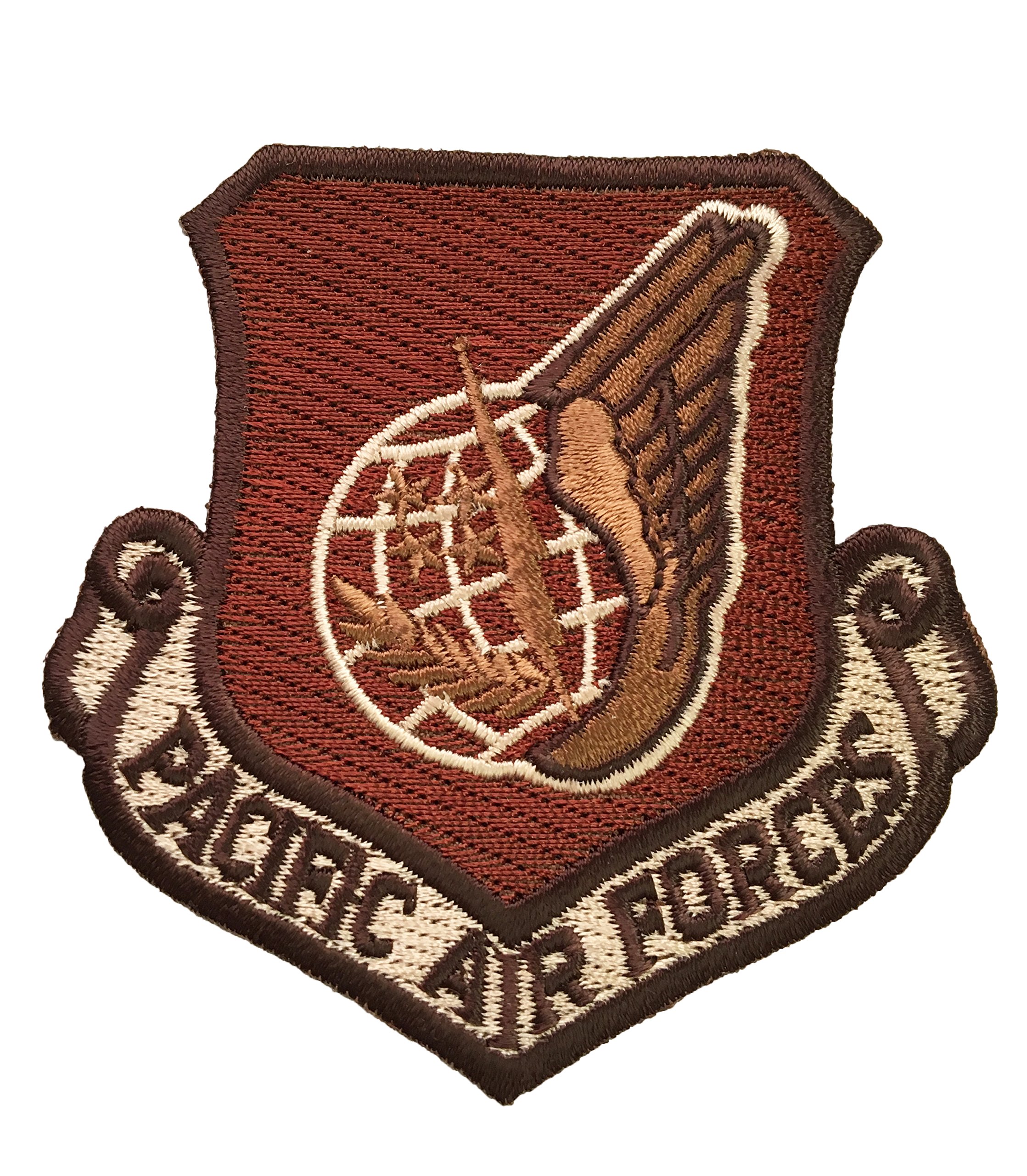 USAF Pacific Air Forces Patch - Desert Camouflage Military Emblem for Uniforms, Hats & Collectibles | Perfect for Veterans, Airmen & Military Enthusiasts
