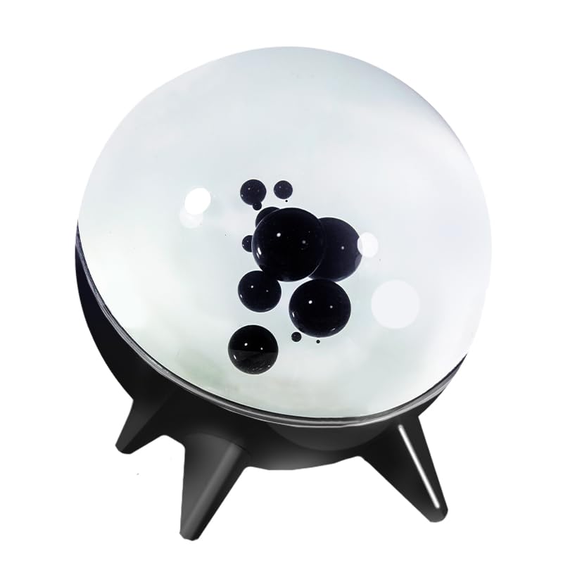 Ferrofluid Dancing Speaker - Magnetic Fluid Music Visualizer with Ferrite Technology, Desktop Decoration & Unique Birthday Gift for Music Lovers (Black) | Perfect for Home Office, Parties & Science Enthusiasts