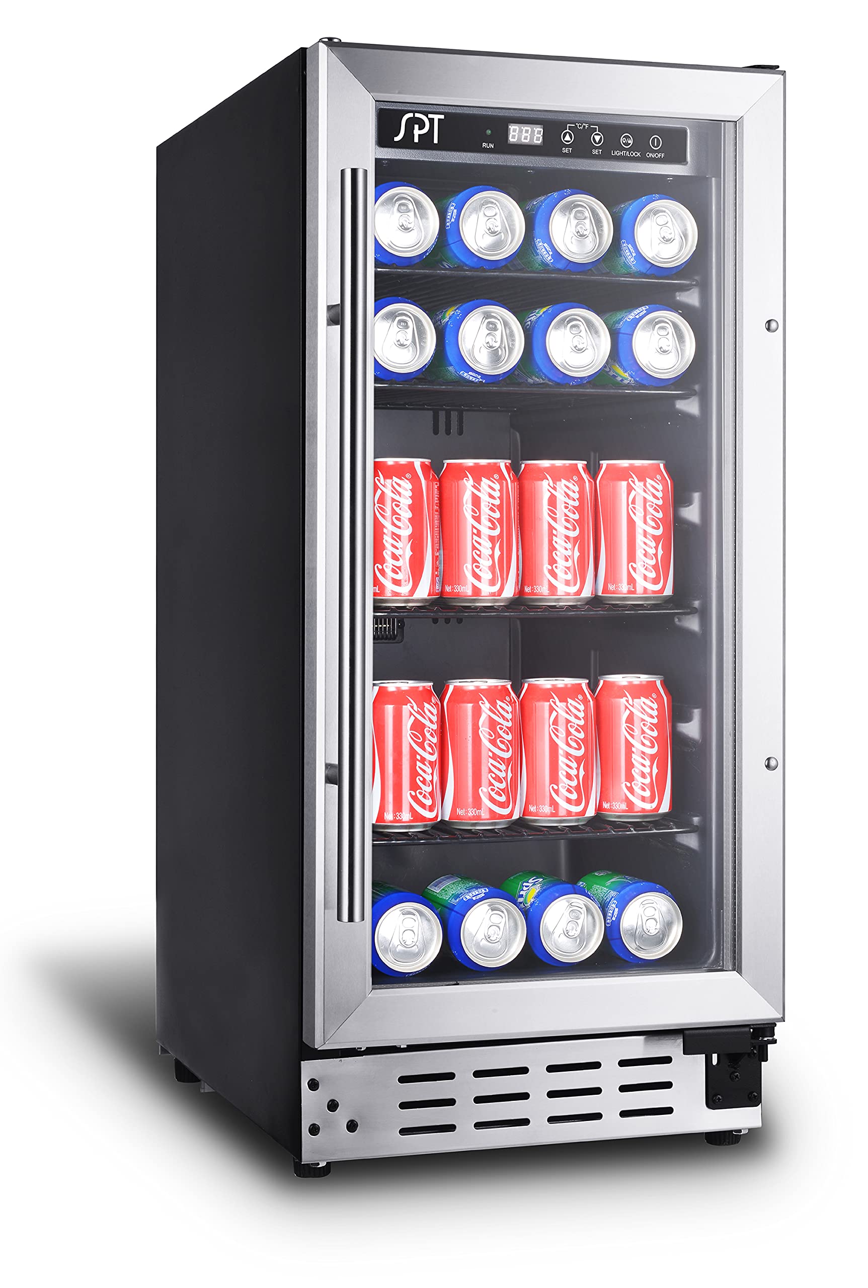 SPT BC-92US Commercial Grade 92 Can Beverage Cooler - Energy Efficient Drink Fridge for Home, Office, Bar & Restaurant Use