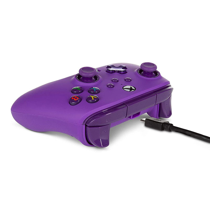 PowerA Wired Controller for Xbox Series X/S - Purple | Enhanced Gaming Experience with Ergonomic Design & Precision Controls | Perfect for Competitive Gaming & Long Play Sessions