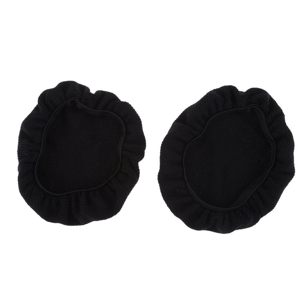 Universal Stretchable Headphone Covers 2-Pack (4pcs) - Washable Fabric Ear Cup Covers for On-Ear Headphones 3.54