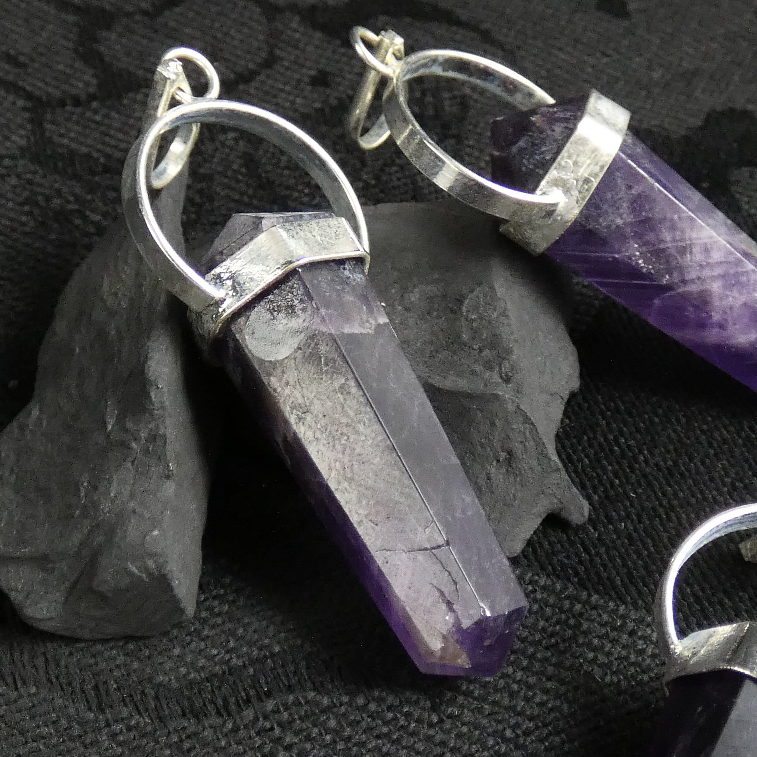 Natural Amethyst Double Terminated Point Pendant Necklace - Healing Crystal Jewelry for Meditation, Energy Balancing & Spiritual Gifts