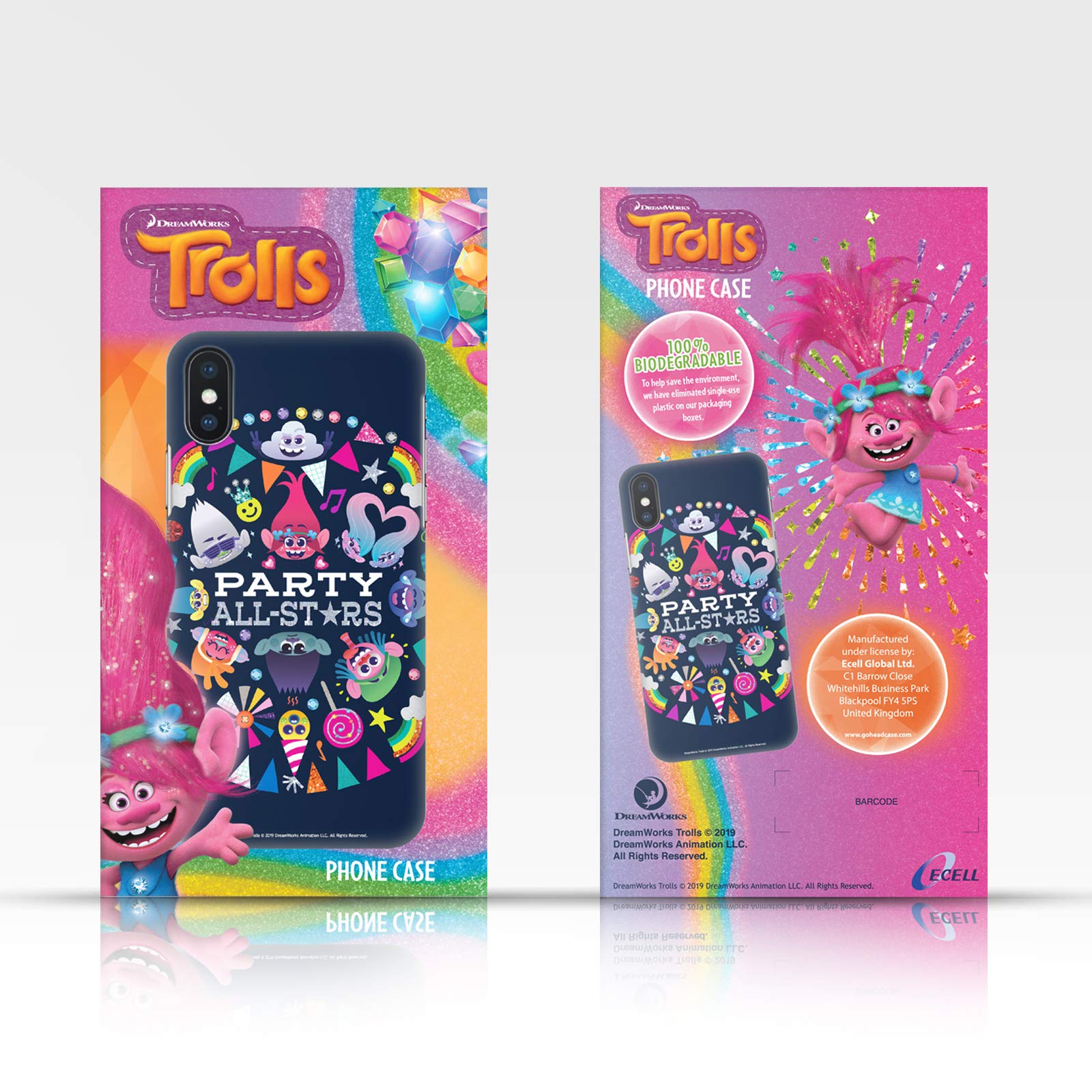 Head Case Designs Officially Licensed Trolls Dream Happy Cloud Soft Gel Case for Samsung Galaxy S21 FE 5G - Cute Protective Cover for Daily Use, Work & School