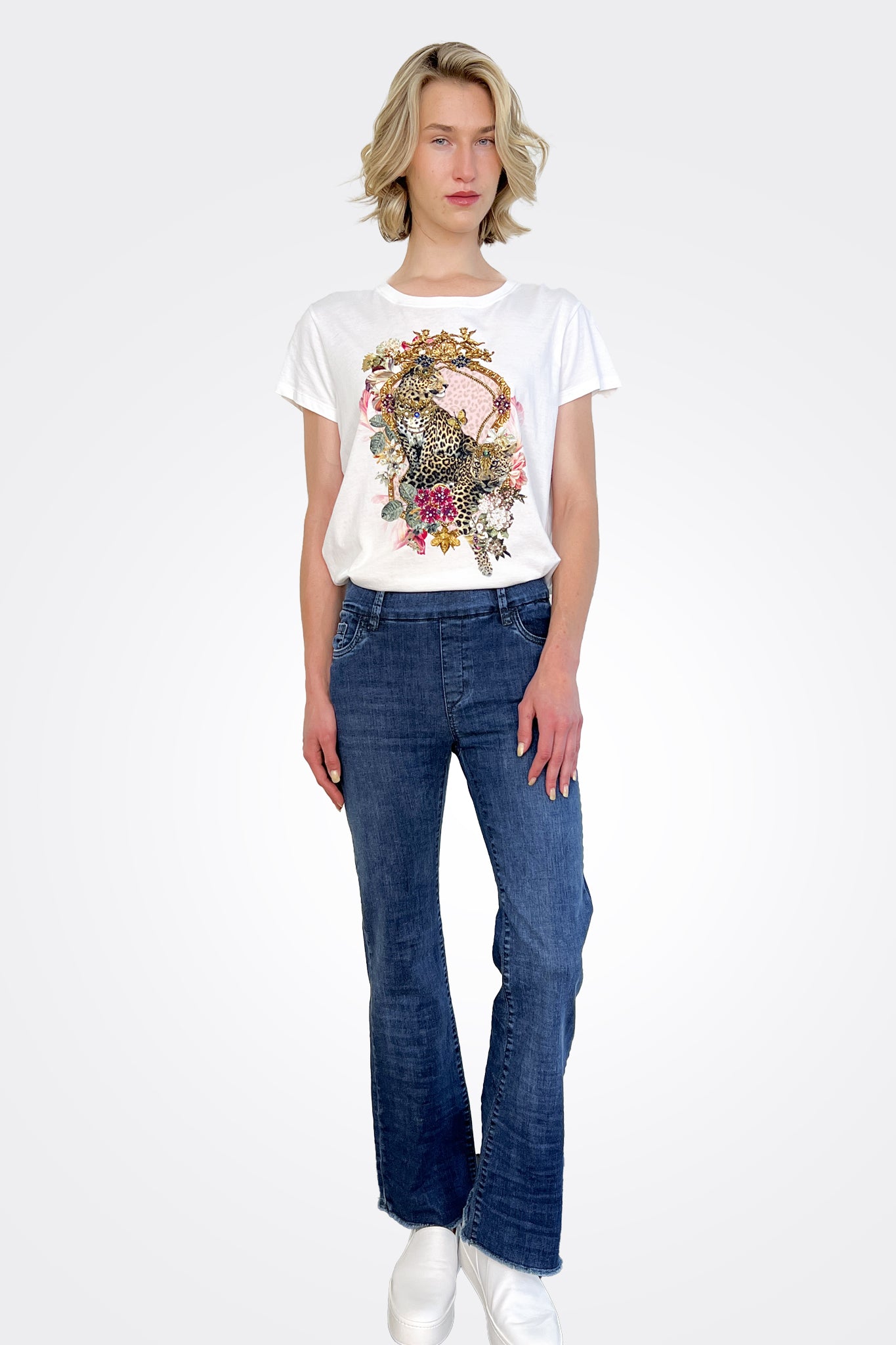 Amanda Denim Blue Jeans for Women - High Waist Skinny Stretch Denim Pants - Perfect for Casual Wear, Office & Night Out