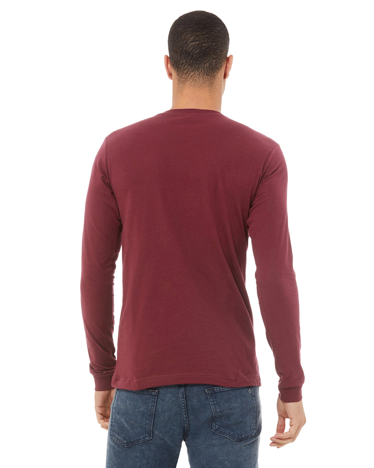 Bella + Canvas 3513 Unisex Triblend Long Sleeve T-Shirt | Soft Comfort Fit Crewneck Tee for Men & Women | Perfect for Casual Wear, Layering & Everyday Outfits