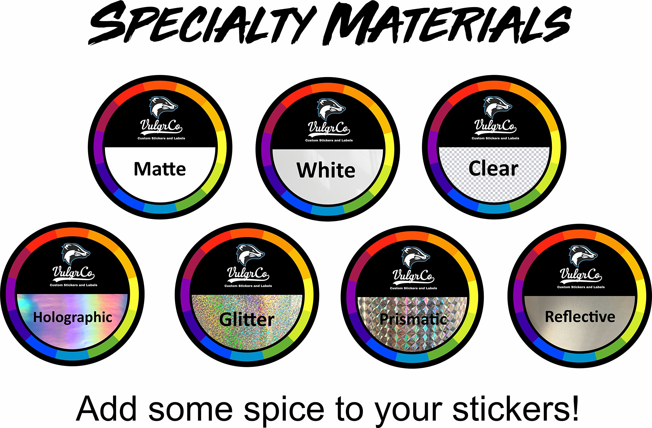 Custom Die Cut Stickers - Personalized Holographic Decals for Business, Weddings, Birthdays & Gifts | Waterproof Vinyl Stickers for Laptops, Cars, Water Bottles & DIY Crafts