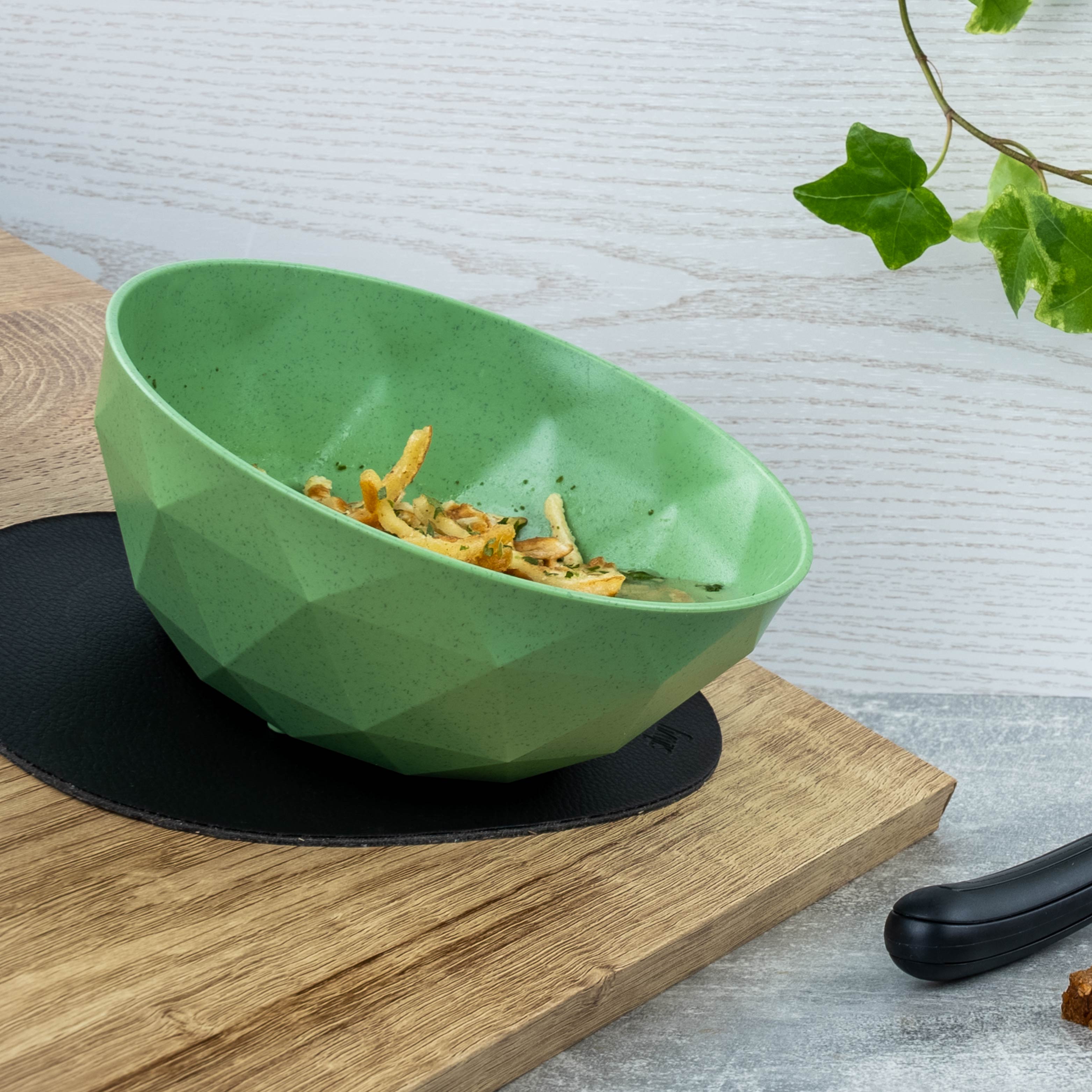 Green Plastic Magnetic Bowls - 16cm Set for Kitchen, Office & Craft Organization | Strong Hold for Fridge, Whiteboard & Metal Surfaces