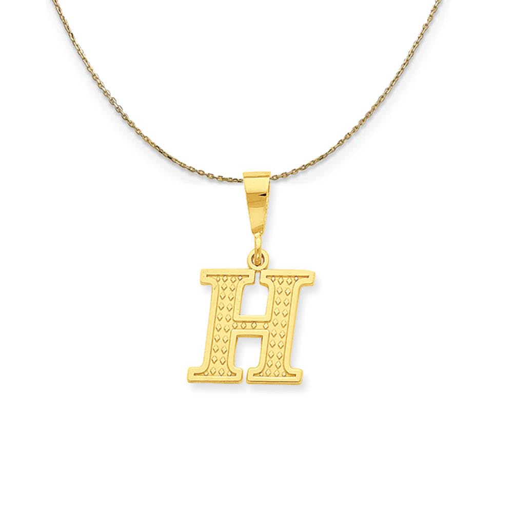 14k Yellow Gold Initial 