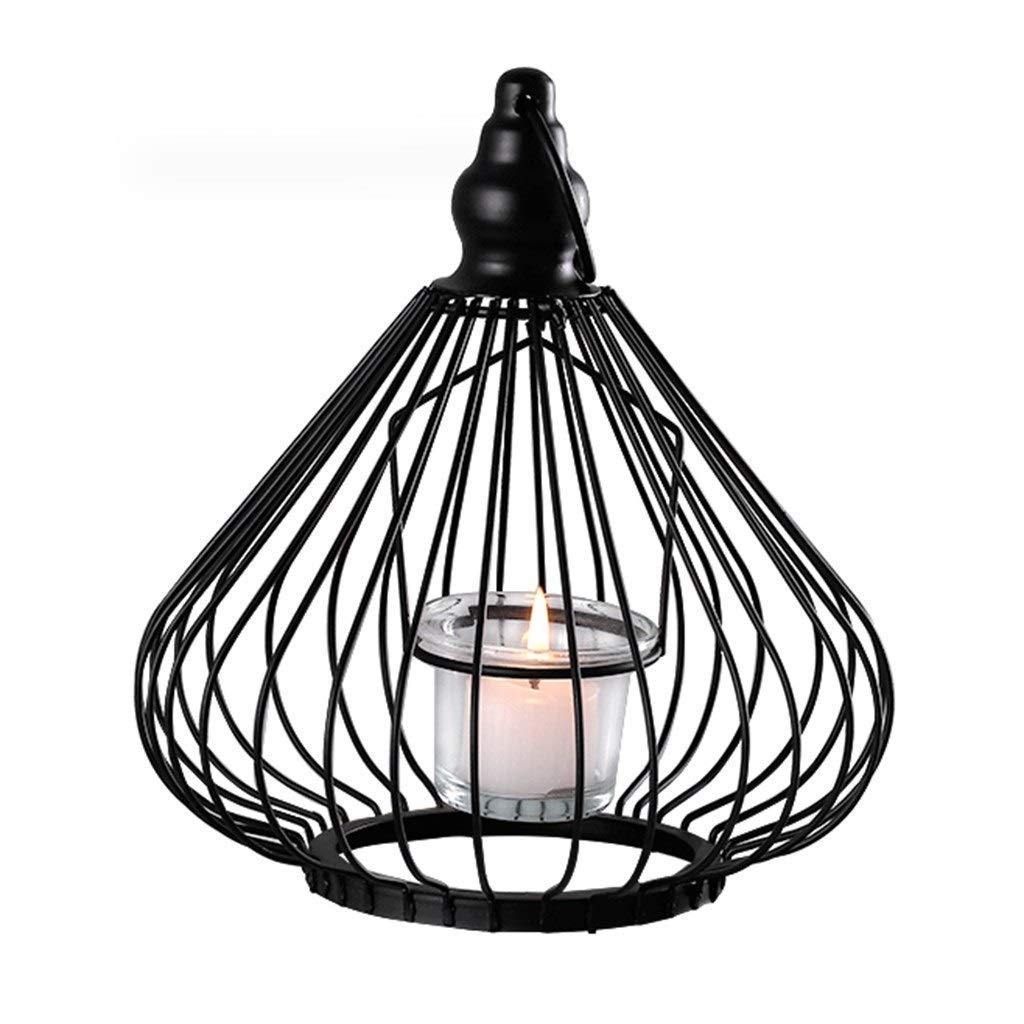 WALNUTA Geometric Metal Tea Light Candle Holders - Vintage Iron Hollow Tealight Holders for Wedding, Home Decor - Perfect for Centerpieces, Romantic Dinners & Holiday Decorations