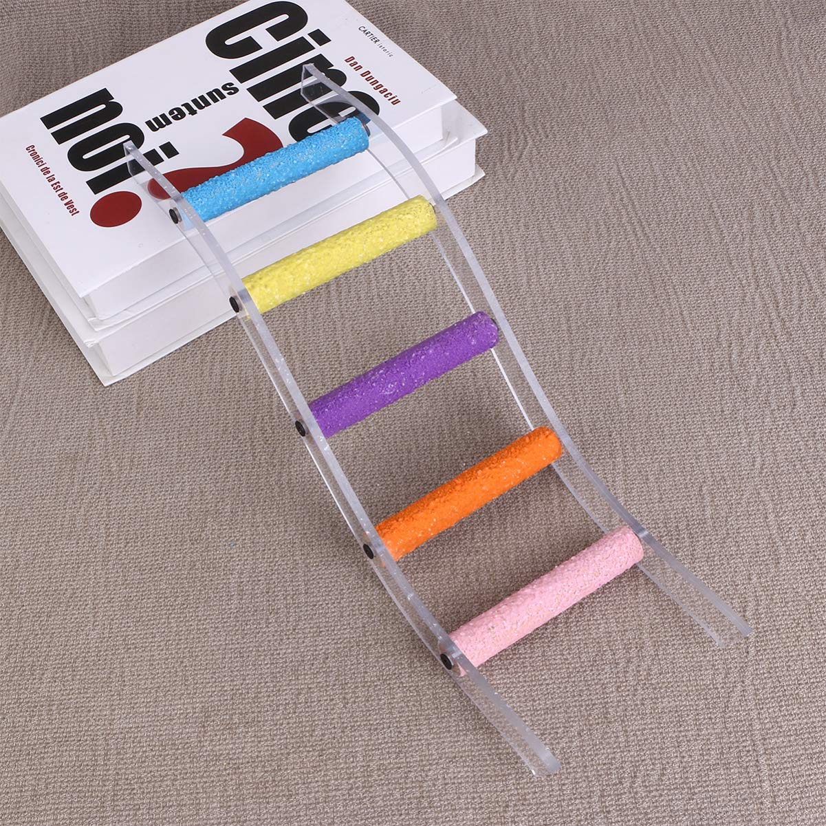 Bird Bridge Toy - Parrot Ladder, Budgie & Hamster Climbing Ladder - Small Animal Pet Toys for Birds, Parakeets & Rodents - Perfect for Cage Play, Exercise & Enrichment
