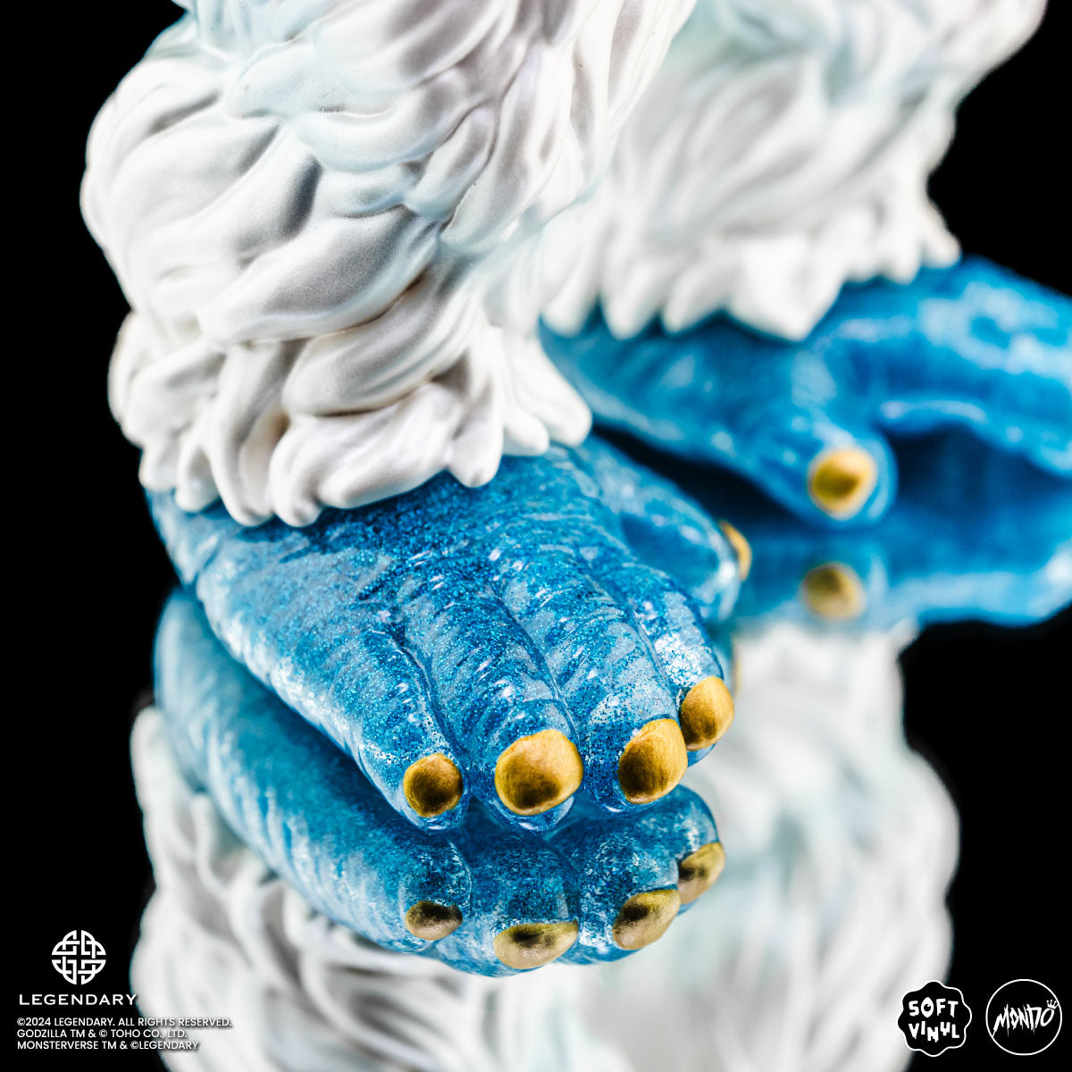 Godzilla x Kong: The New Empire Kong Soft Vinyl Figure - Primal Frost Variant Collectible Toy for Movie Fans & Pop Culture Enthusiasts | Perfect for Display, Gifts, and Anime Collections