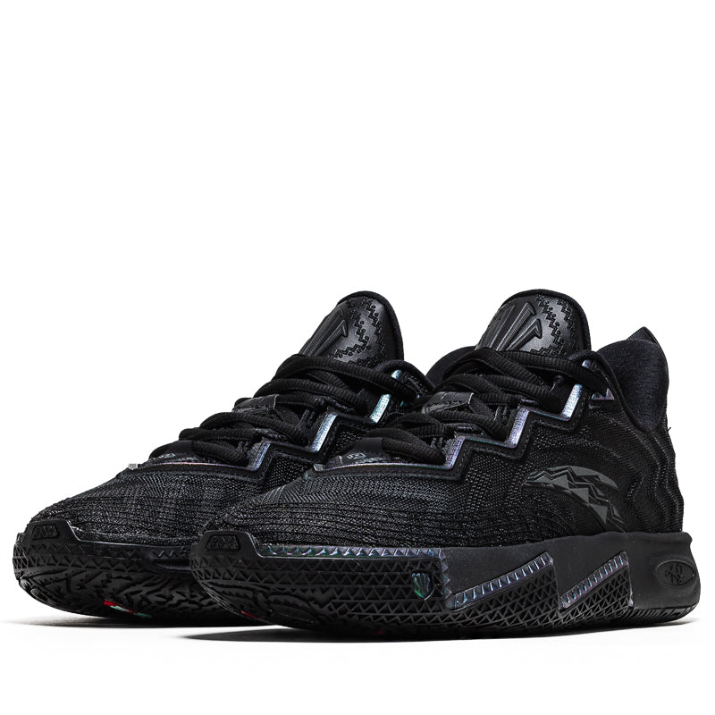 Anta Kai 2 'Triple Black' Basketball Shoes - Men's High-Performance Sneakers for Indoor & Outdoor Courts - Perfect for Training, Games, and Streetwear Fashion