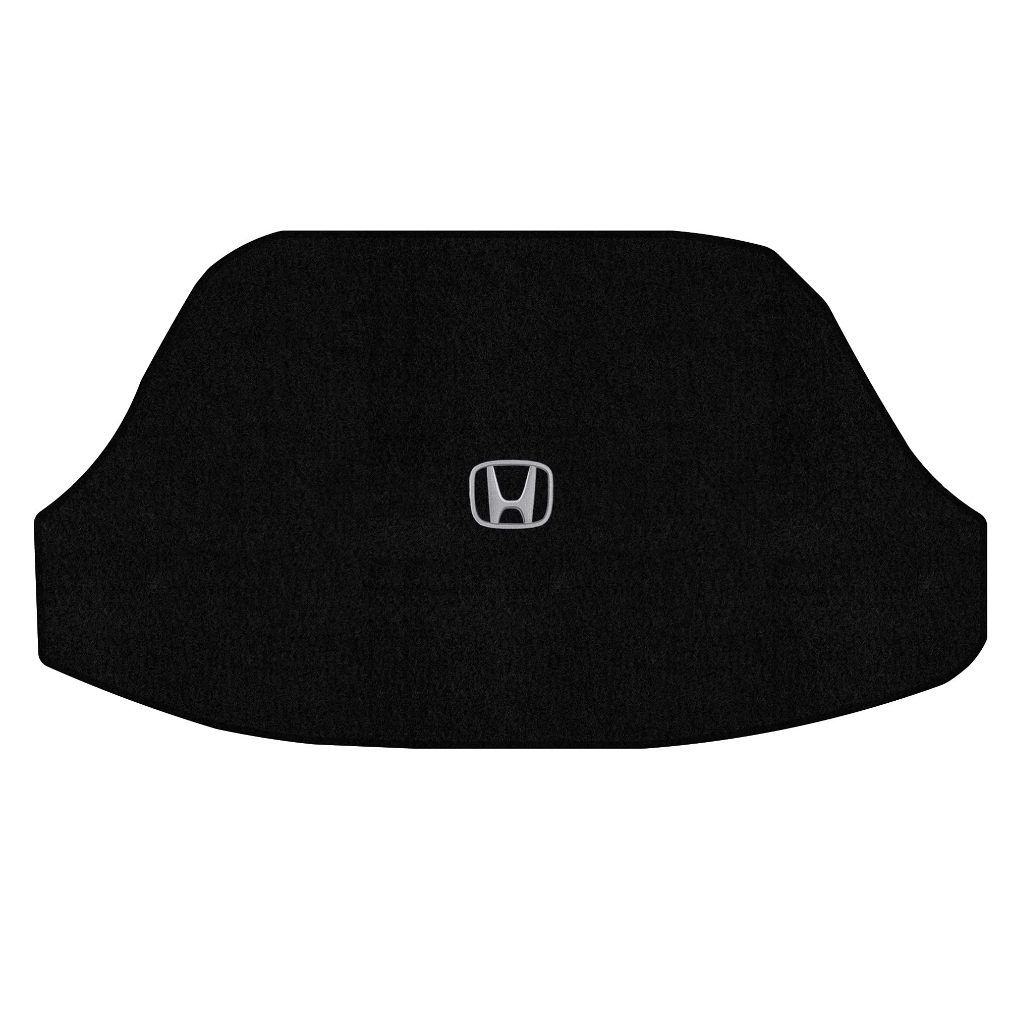 Premium Custom Fit Carpet Floor Mats for 2012-2013 Honda Civic 4-Door (Hybrid/Si Compatible) - Black with Silver H Logo - Luxury Car Interior Accessories for Enhanced Comfort & Protection | Perfect for Daily Commute, Road Trips & All-Weather Use