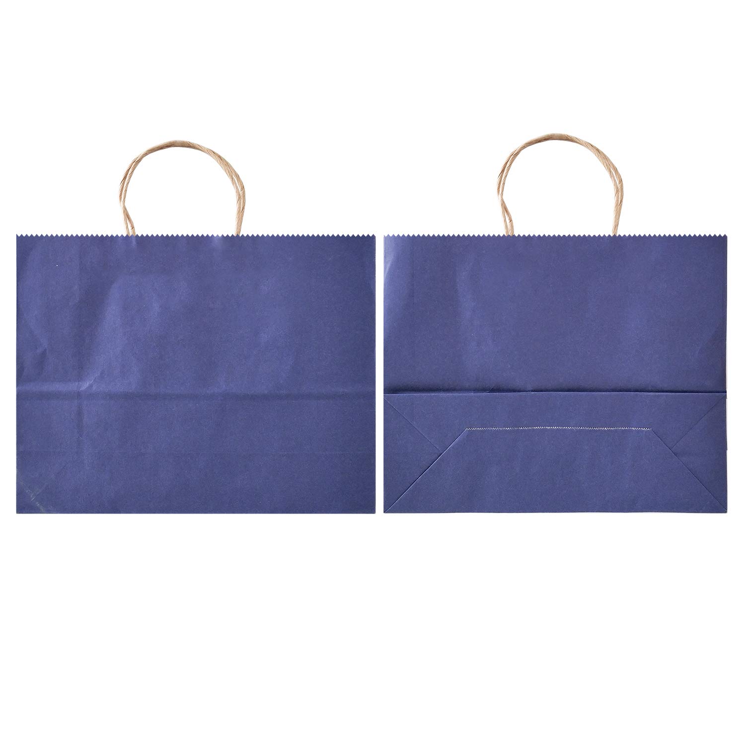 Premium AZOWA Large Kraft Paper Gift Bags with Handles - 12.5