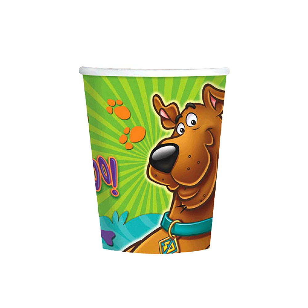 Scooby Doo 1st Birthday Party Decorations - 8-Piece Table Set & Balloon Bouquet Kit for Baby's First Birthday Celebration | Perfect for Themed Parties, Baby Showers, and Milestone Events