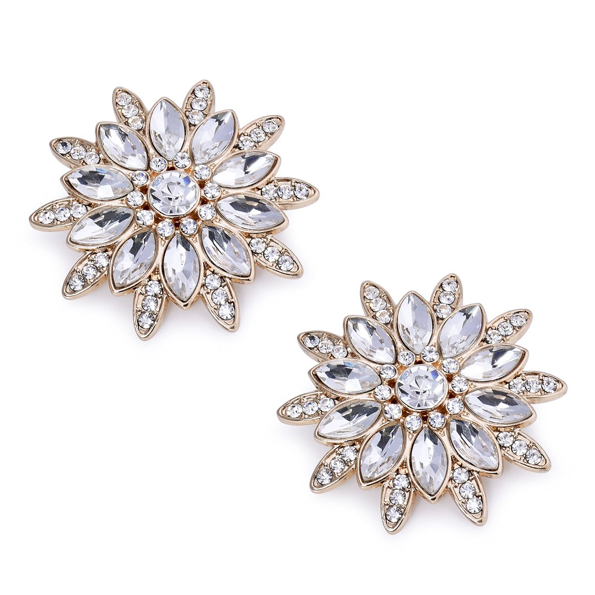 ElegantPark Pearl Shoe Clips for Women - Wedding & Party Accessories