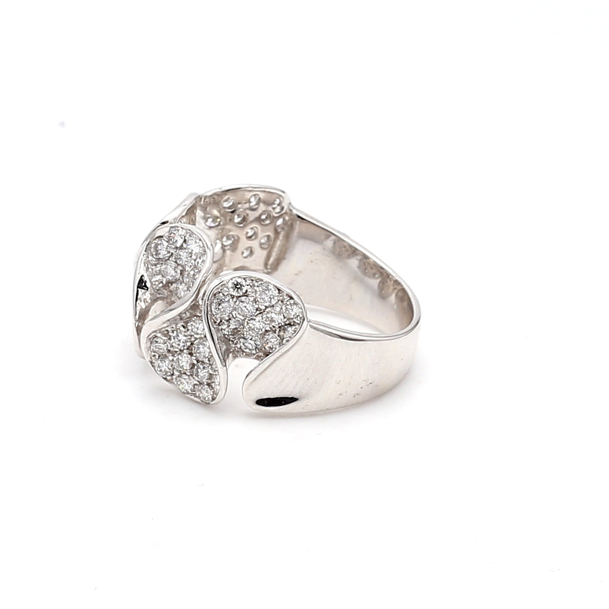 1.85 Carat Round Brilliant G VS2 Diamond Ring in 18K White Gold - Elegant Wedding Band & Anniversary Gift for Women