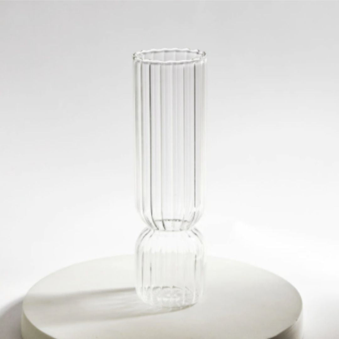 Nordic Style Glass Vase - Elegant Home Decor for Flowers, Centerpiece, Wedding & Living Room Decorations