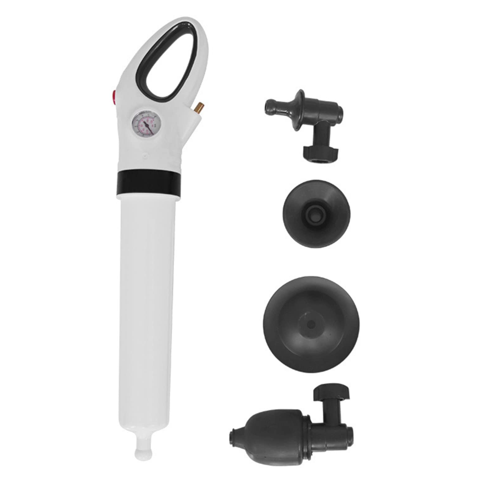 High Pressure Air Drain Blaster Gun - Powerful Toilet Plunger & Drain Unblocker for Clogged Sinks, Showers, Bathtubs - Fast & Efficient Drain Cleaner for Home Plumbing Maintenance