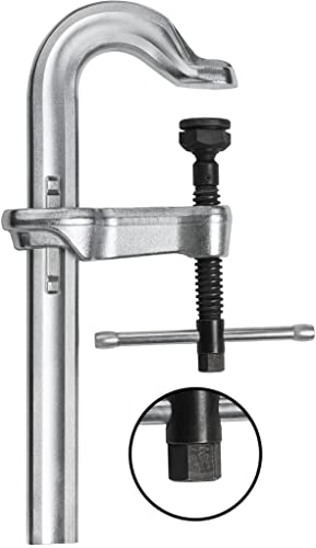 Bessey STBVC25 High-Performance Clamp - 250/100mm Heavy Duty Bar Clamp for Woodworking, DIY Projects & Furniture Making - Grey Industrial Strength Clamping Tool