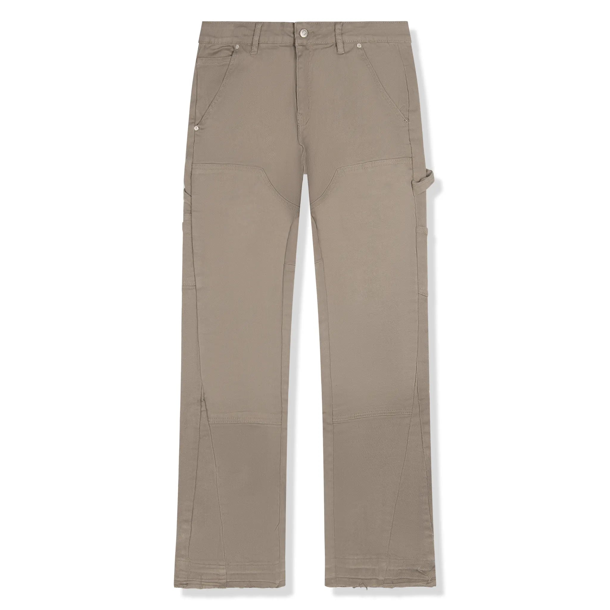 SIARR Rio Jeans for Women - High Waist Skinny Stretch Denim Pants in Beige | Comfortable & Fashionable for Casual Wear, Office & Date Night